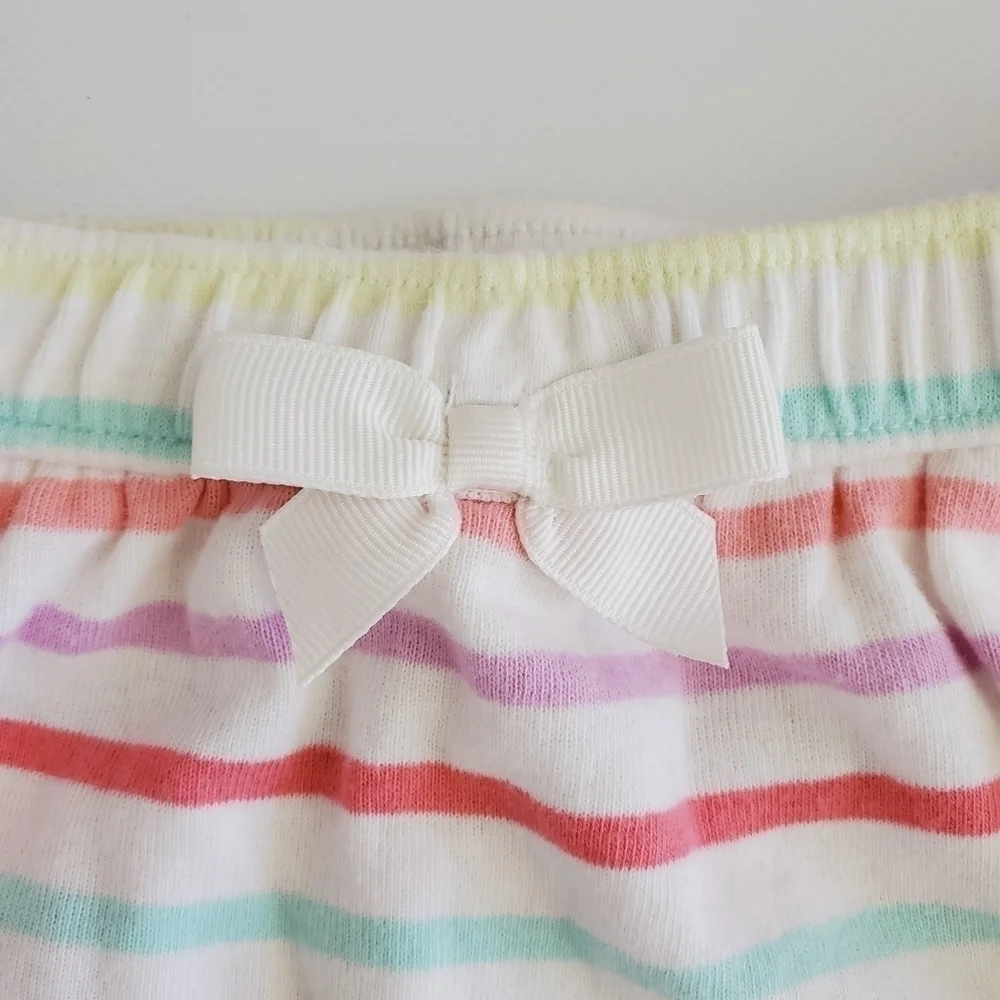 K1059 * Gymboree Striped Skirt Multi-Color White Size 2T